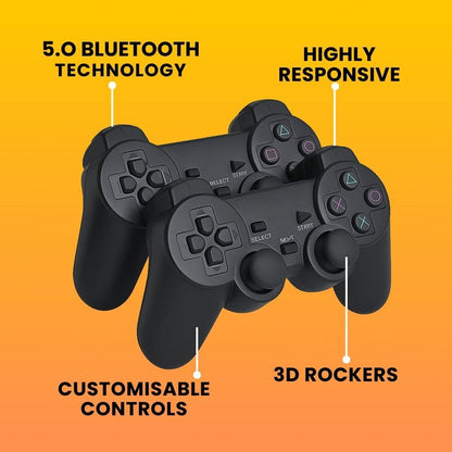 Retro Rush Game Console – 10,000+ Retro Games | Full HD Retro Game Console with Mario, Contra, Tekken & More