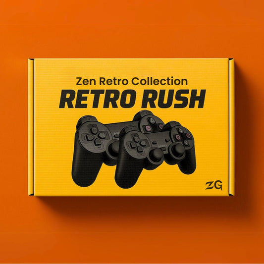 Retro Rush Game Console – 10,000+ Retro Games | Full HD Retro Game Console with Mario, Contra, Tekken & More